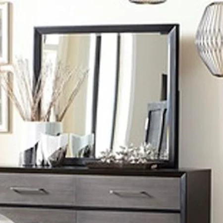 Contemporary Mirror with Beveled Edge